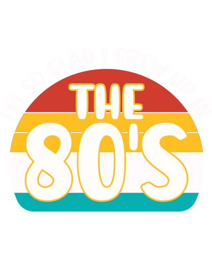 Nostalgic Retro The 80's Graphic Design Product