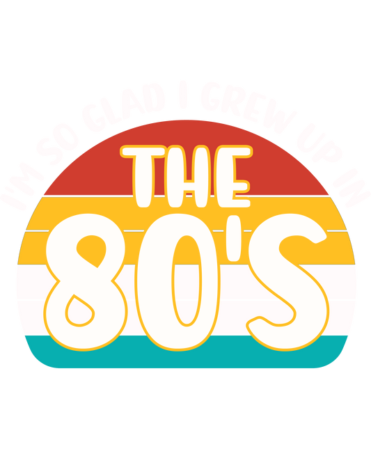 Nostalgic Retro The 80's Graphic Design Product