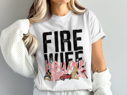 Fire Wife Bougie Graphic T-shirt for Stylish Wear