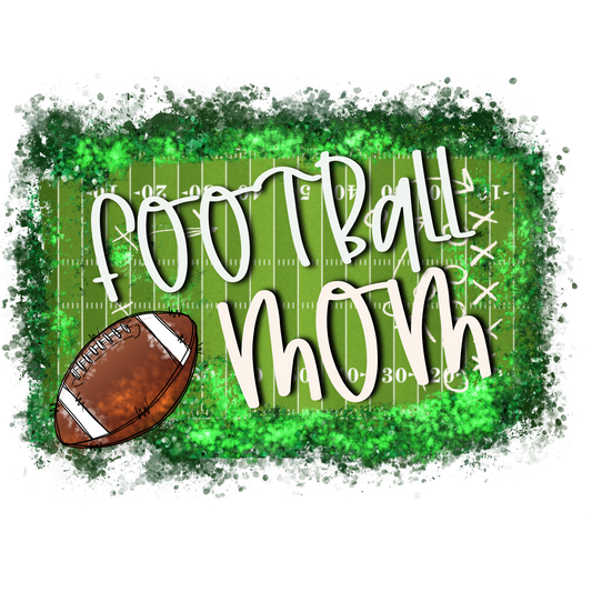 Football Mom Gridiron Green Sparkle Design product