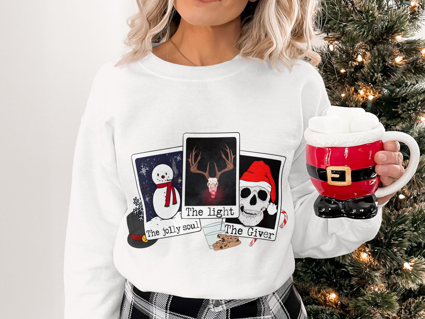 Unique Personalized Holiday Sweatshirt with Festive Design