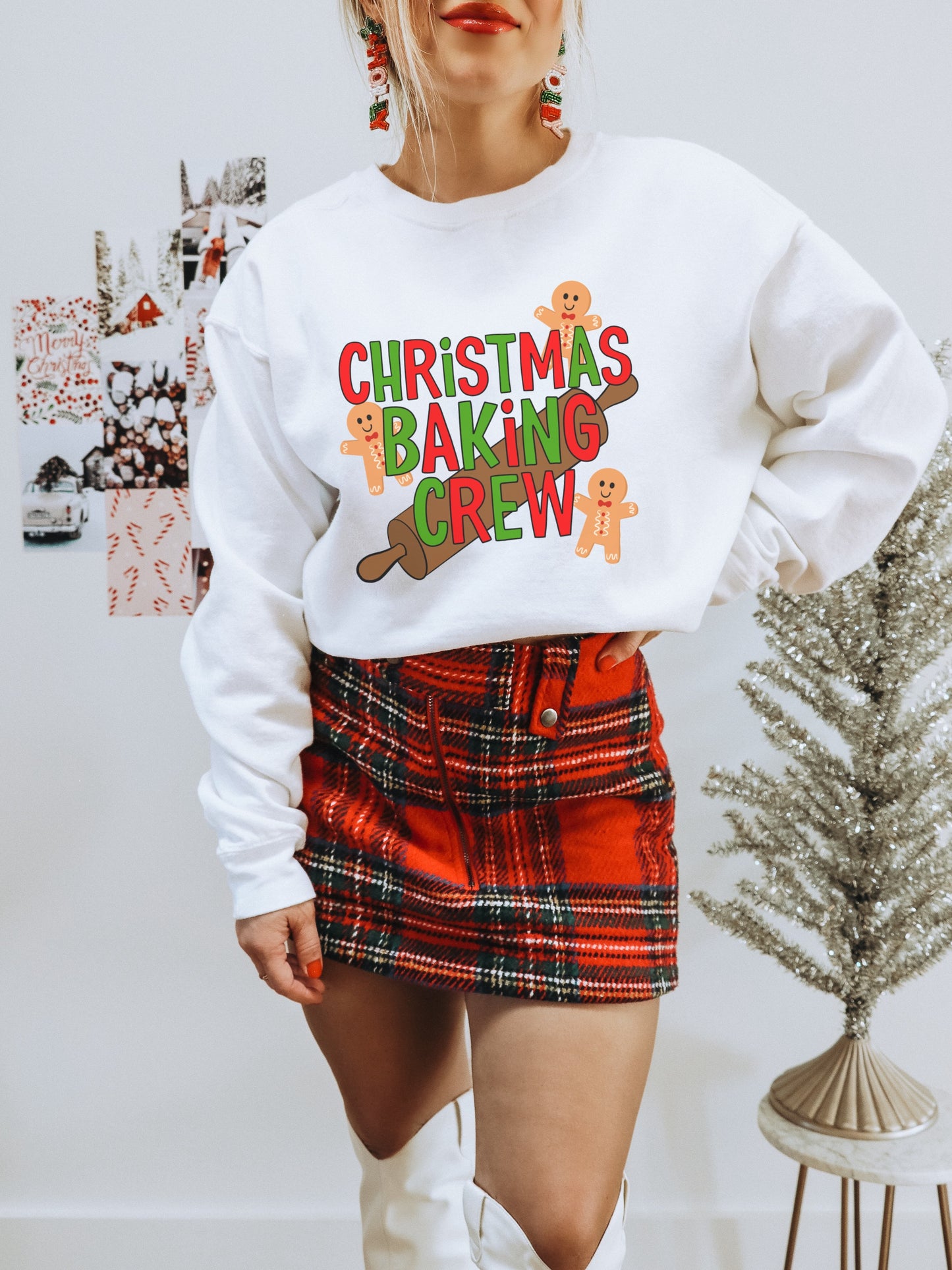 Christmas Baking Crew Graphic Sweatshirt product