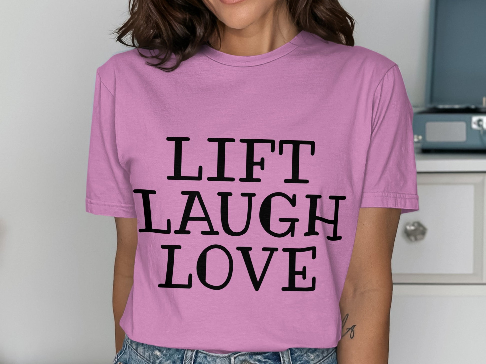 Lift Laugh Love Inspirational Shirt