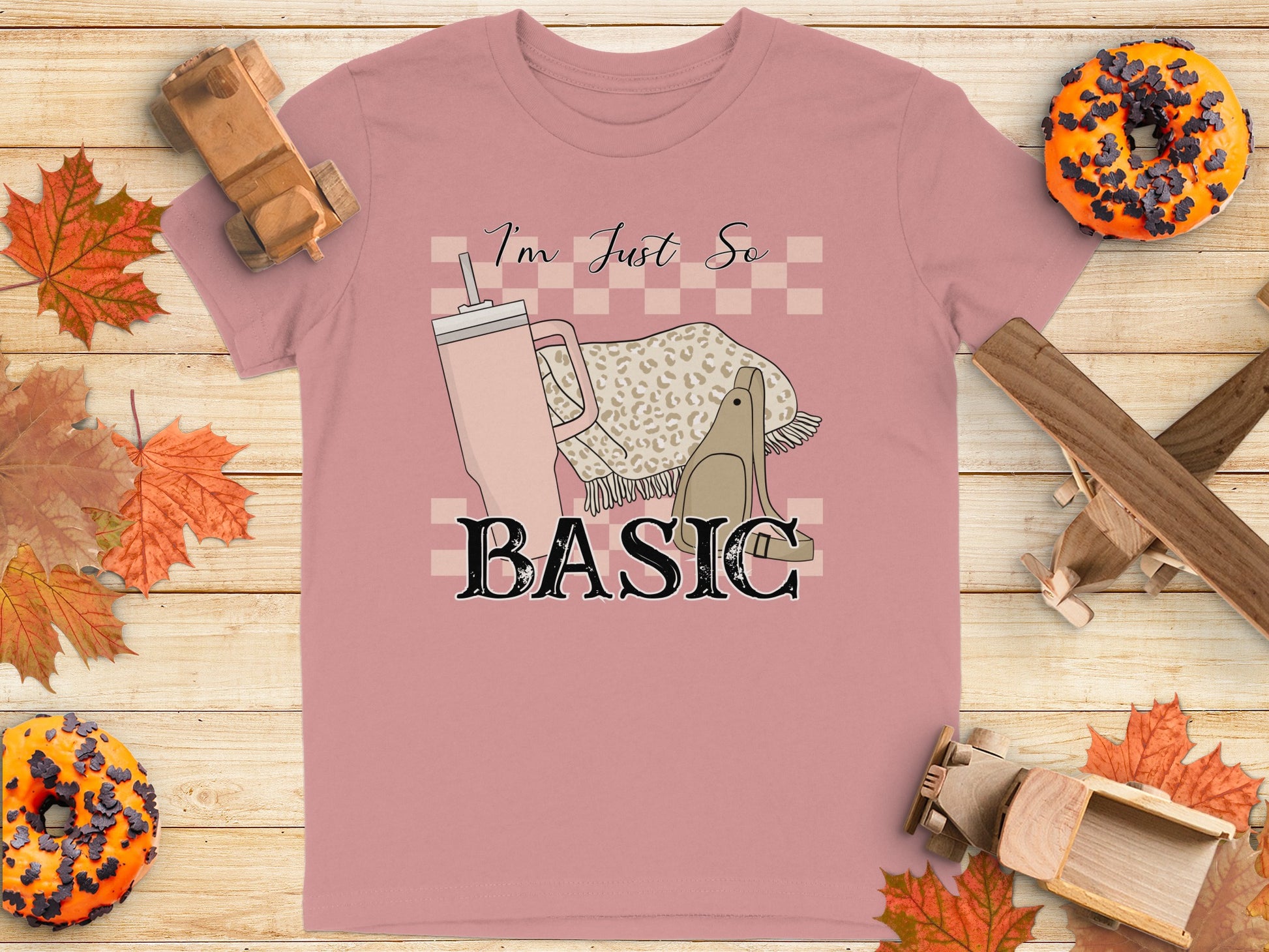 I'm Just So Basic Autumn Theme T-shirt