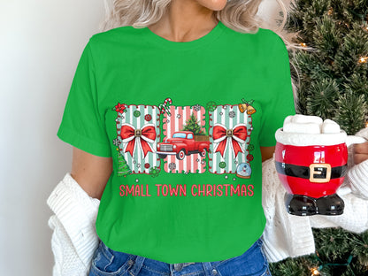 Small Town Christmas Festive Graphic T-Shirt