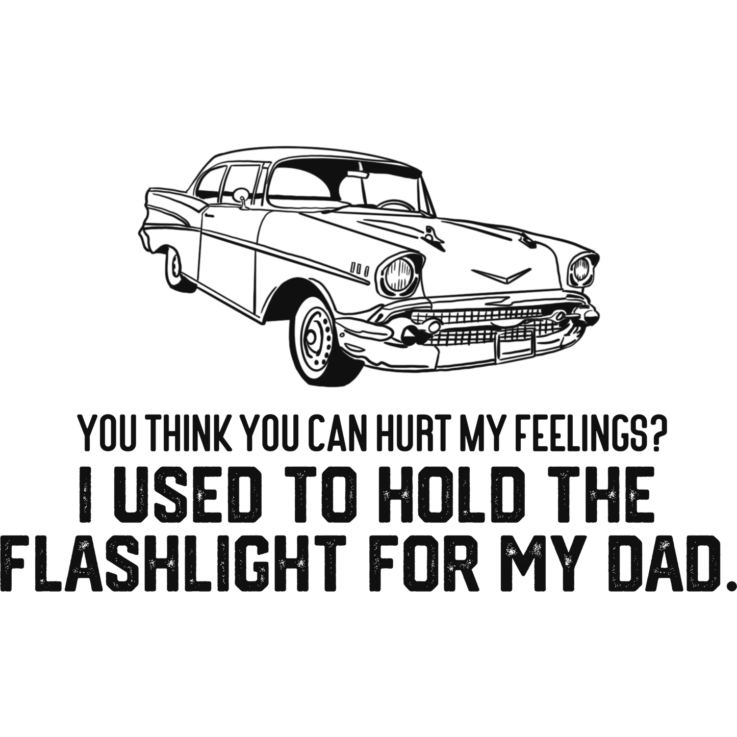 Funny Father's Day Gift with Classic Car Design