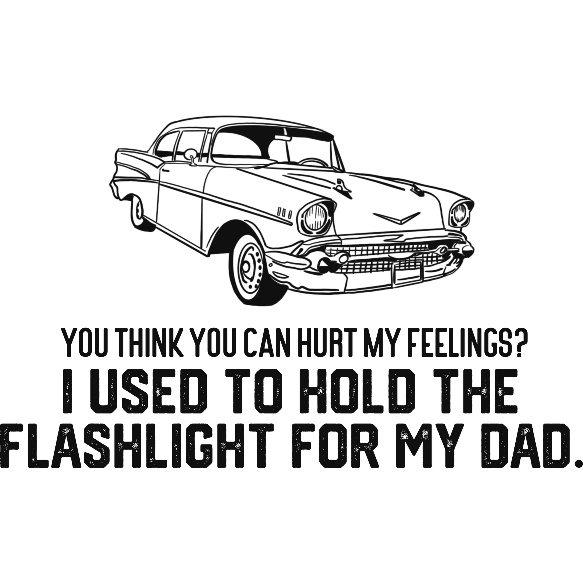 Funny Father's Day Gift with Classic Car Design