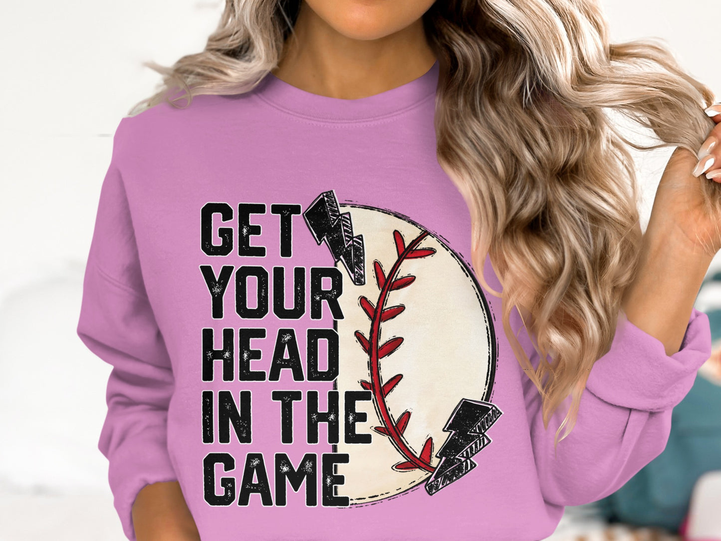 Get Your Head In The Game Graphic Sweatshirt