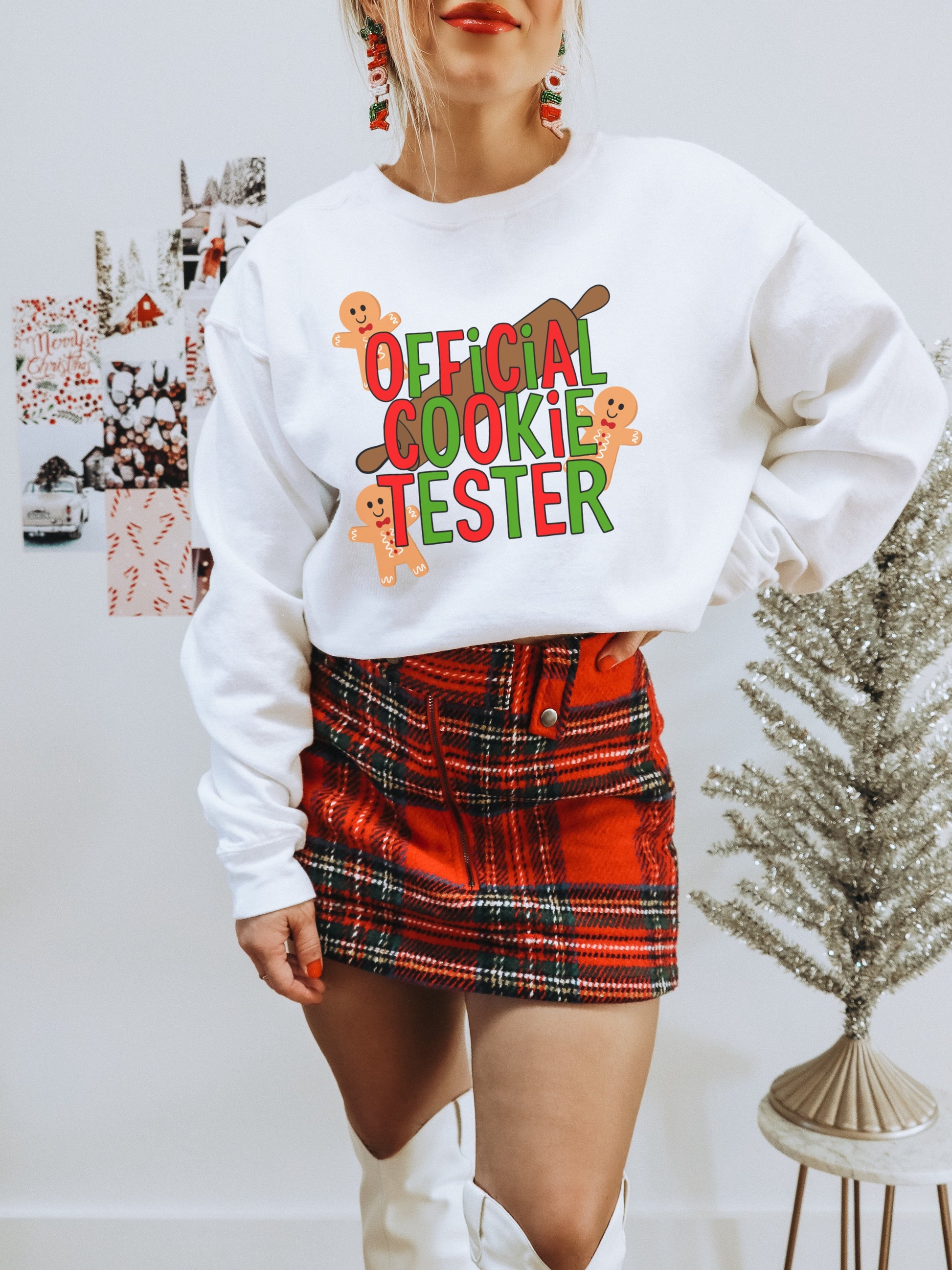 Official Cookie Tester Graphic Sweatshirt Product