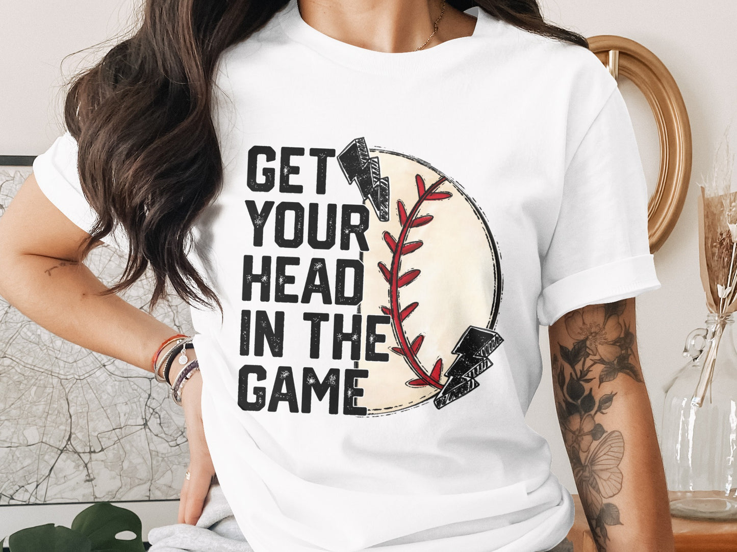 Get Your Head In The Game Graphic T-Shirt