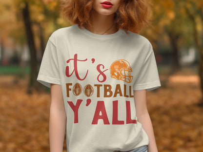 It's Football Y'all Autumn inspired T-shirt product