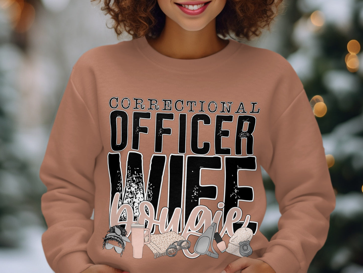 Correctional Officer Wife Bougie Sweatshirt