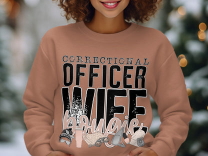 Correctional Officer Wife Bougie Sweatshirt