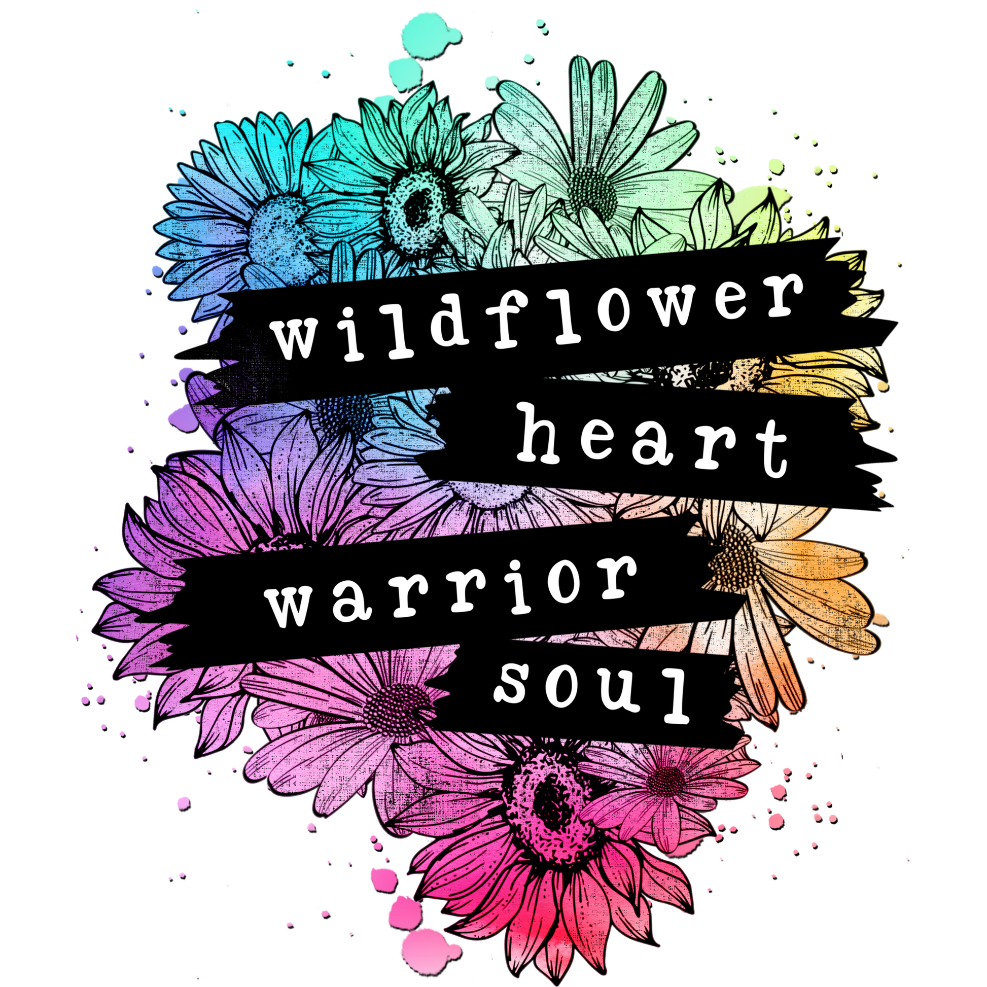 Wildflower Heart Warrior Soul Art Print