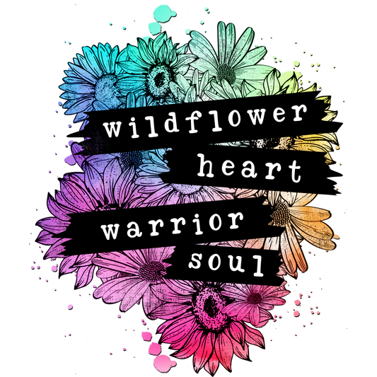 Wildflower Heart Warrior Soul Art Print