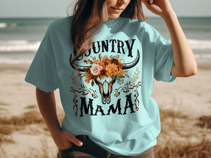 Country Mama Graphic Tee Ideal for Stylish Women