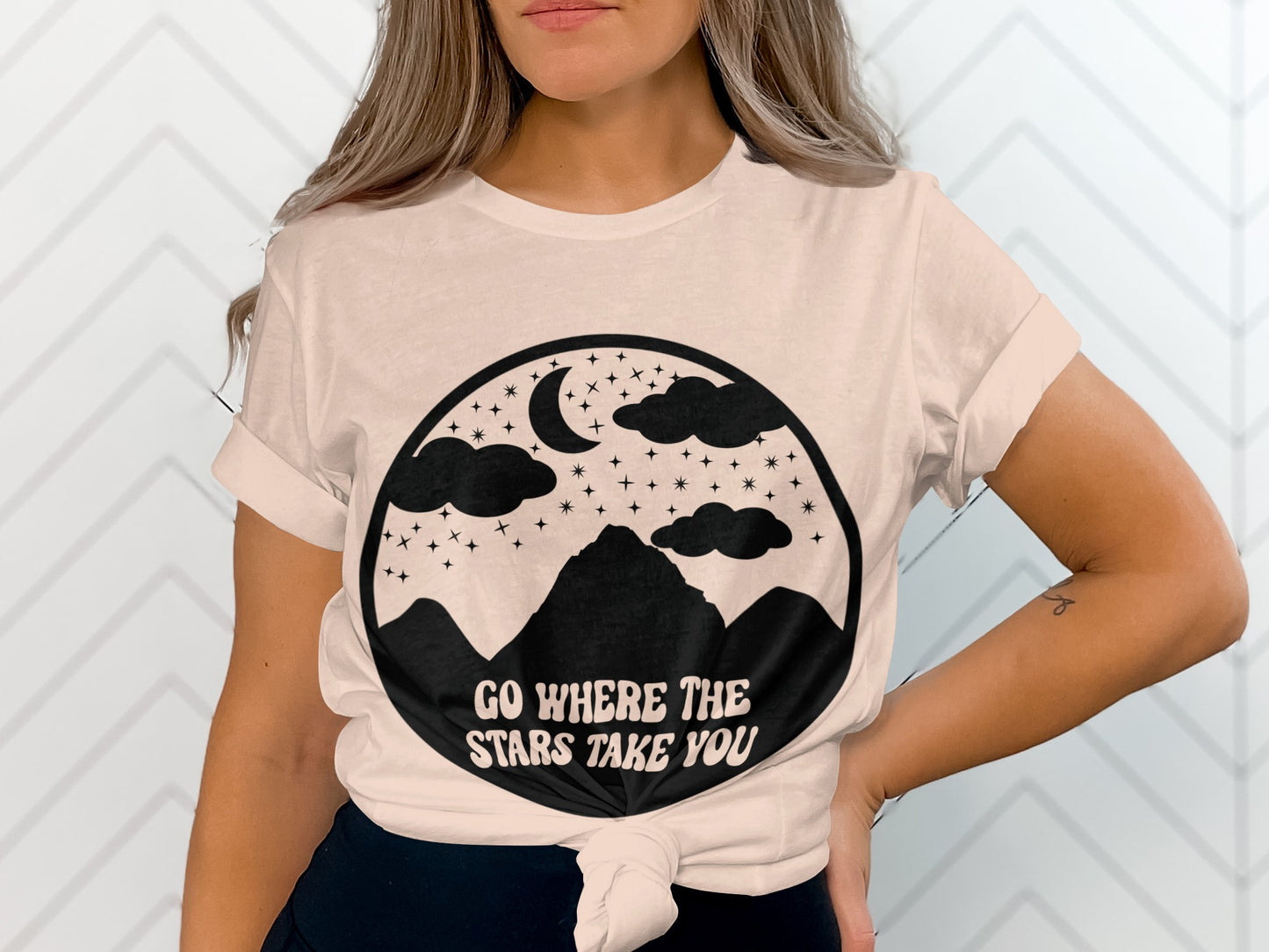 Go Where The Stars Take You Graphic Tee Product