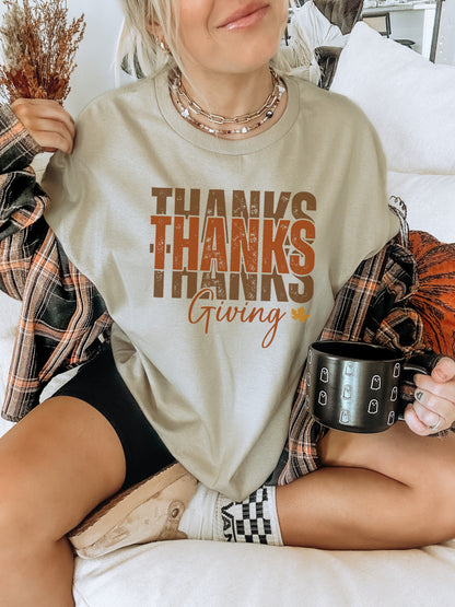Thanks Giving Graphic Tee Thanksgiving Product