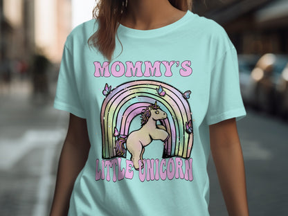 Mommy's Little Unicorn Graphic T-shirt