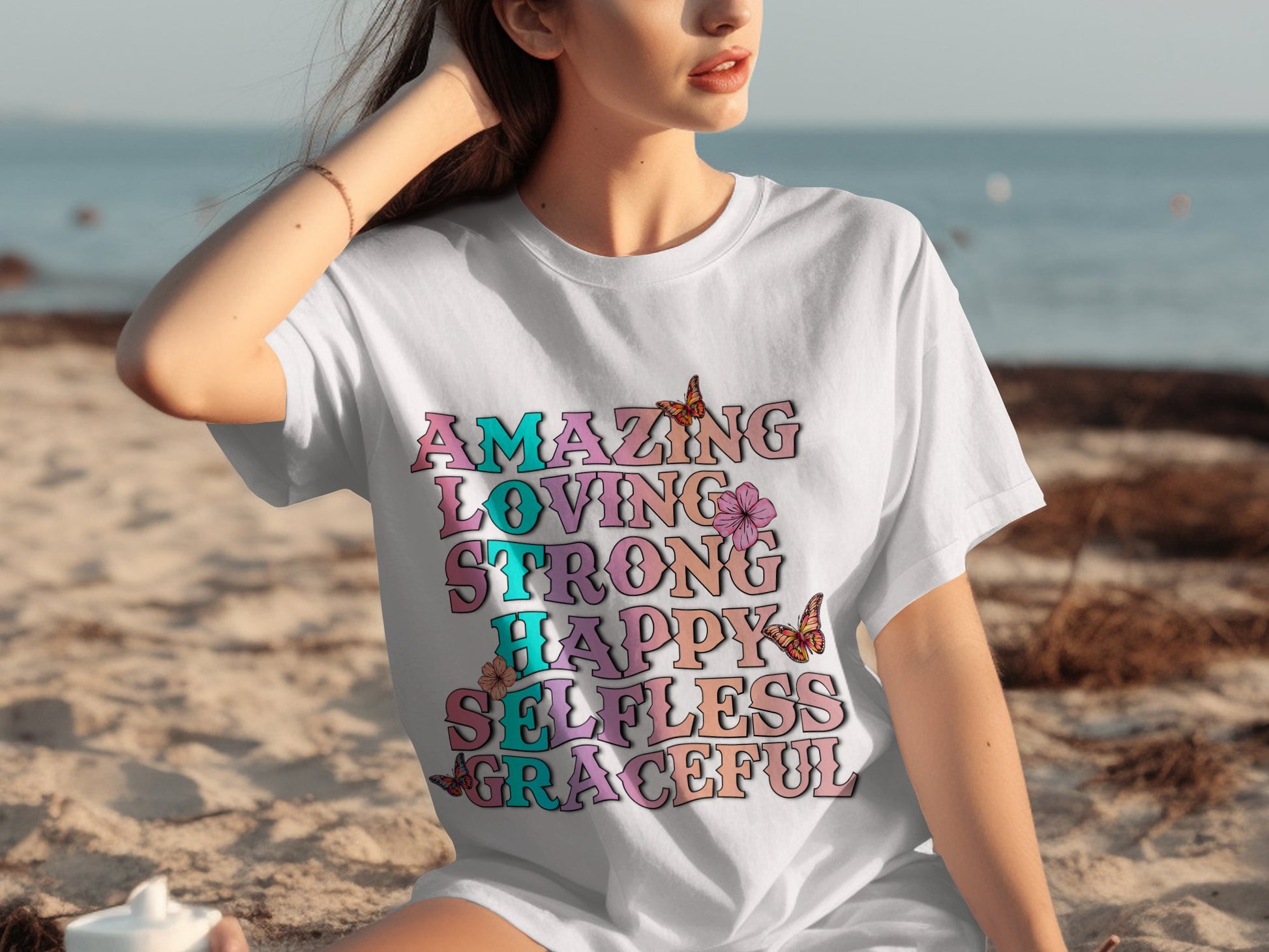 Amazing Loving Strong Happy Selfless Graceful T-shirt