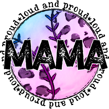 Loud and Proud Mama T-Shirt, Baseball Design, Mama Shirt, Mother's Day Gift, Gift for Mom, Sports Mom Tee, Funny Mom Shirt