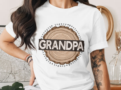 Strength Legacy Protection Grandpa T-shirt
