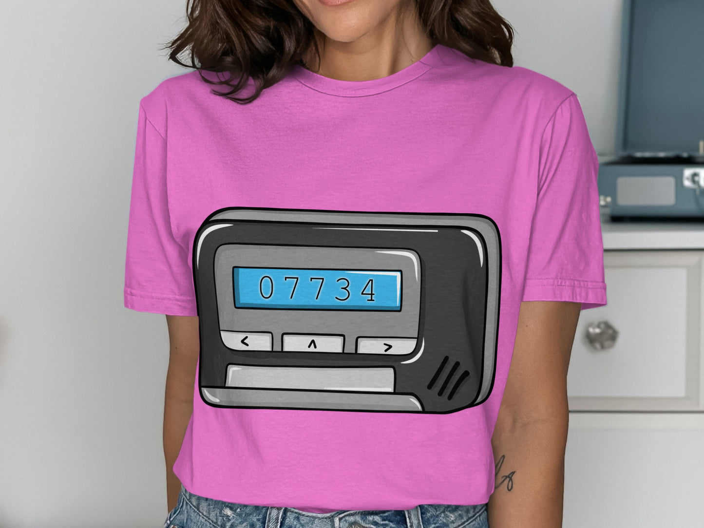 Retro Pager Graphic Women's T-shirt