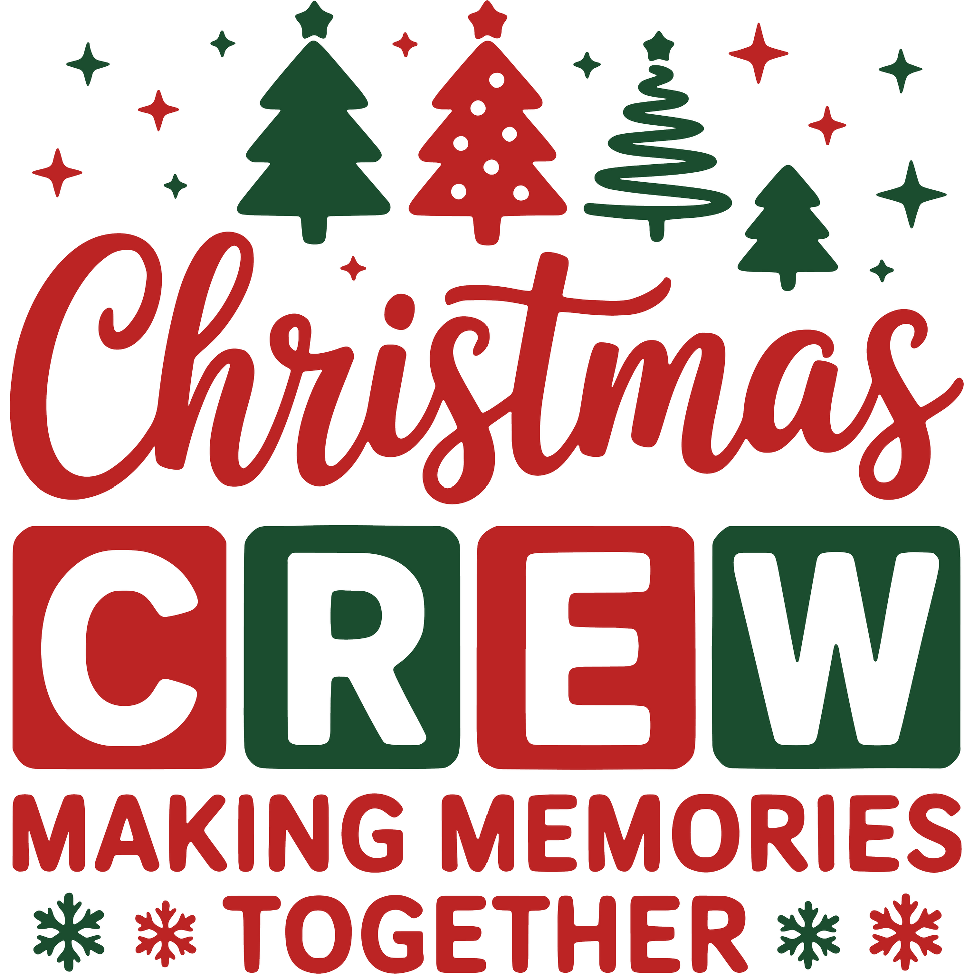 Christmas Crew Making Memories Together product