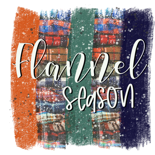 Flannel Season Festive Plaid Design Wall Art Decor