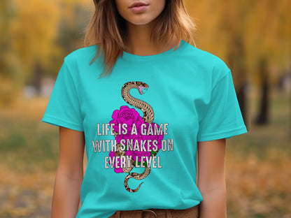 Life Is a Game with Snakes on Every Level product