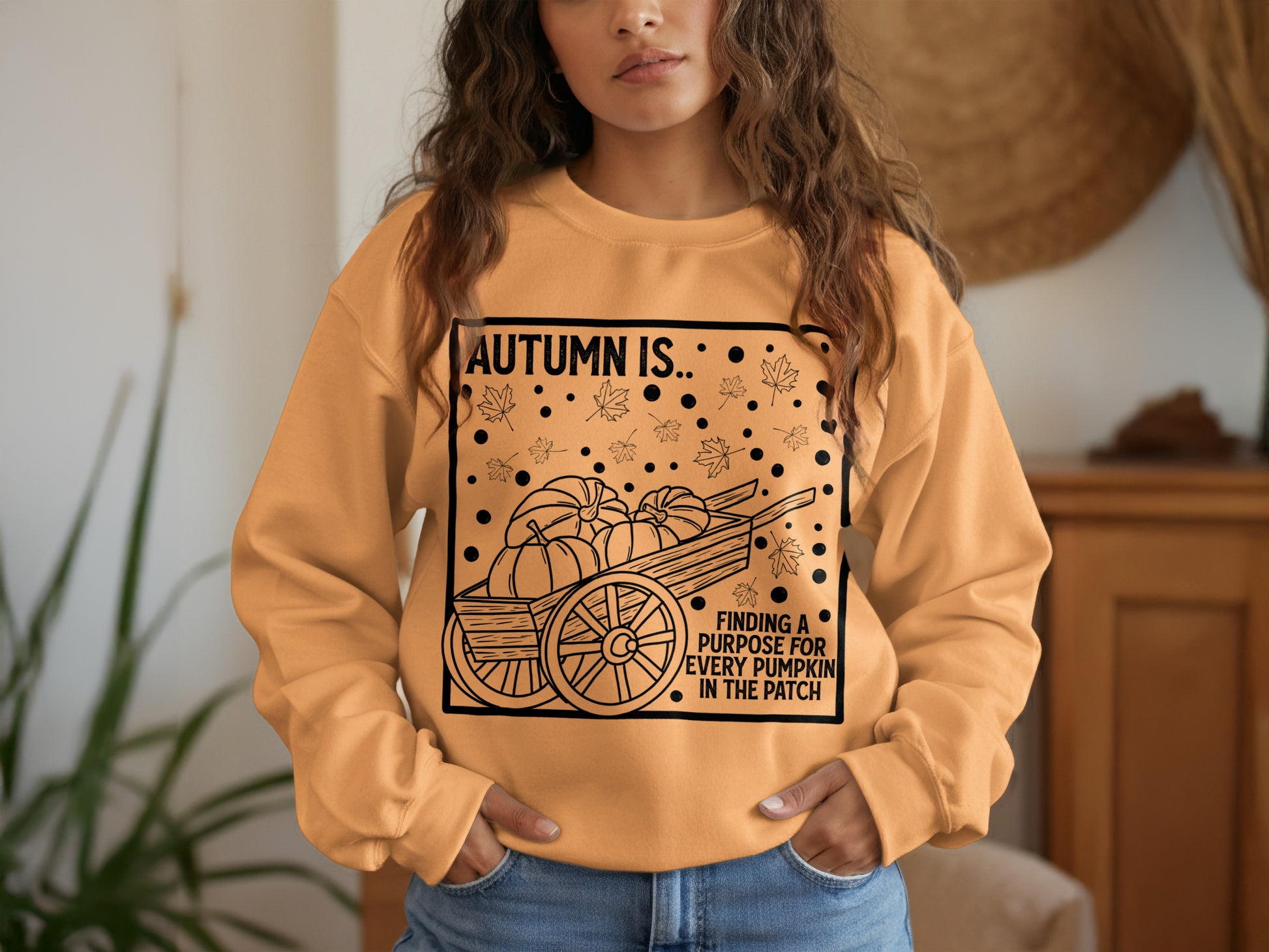 Autumn is Finding a Purpose for Every Pumpkin sweatshirt