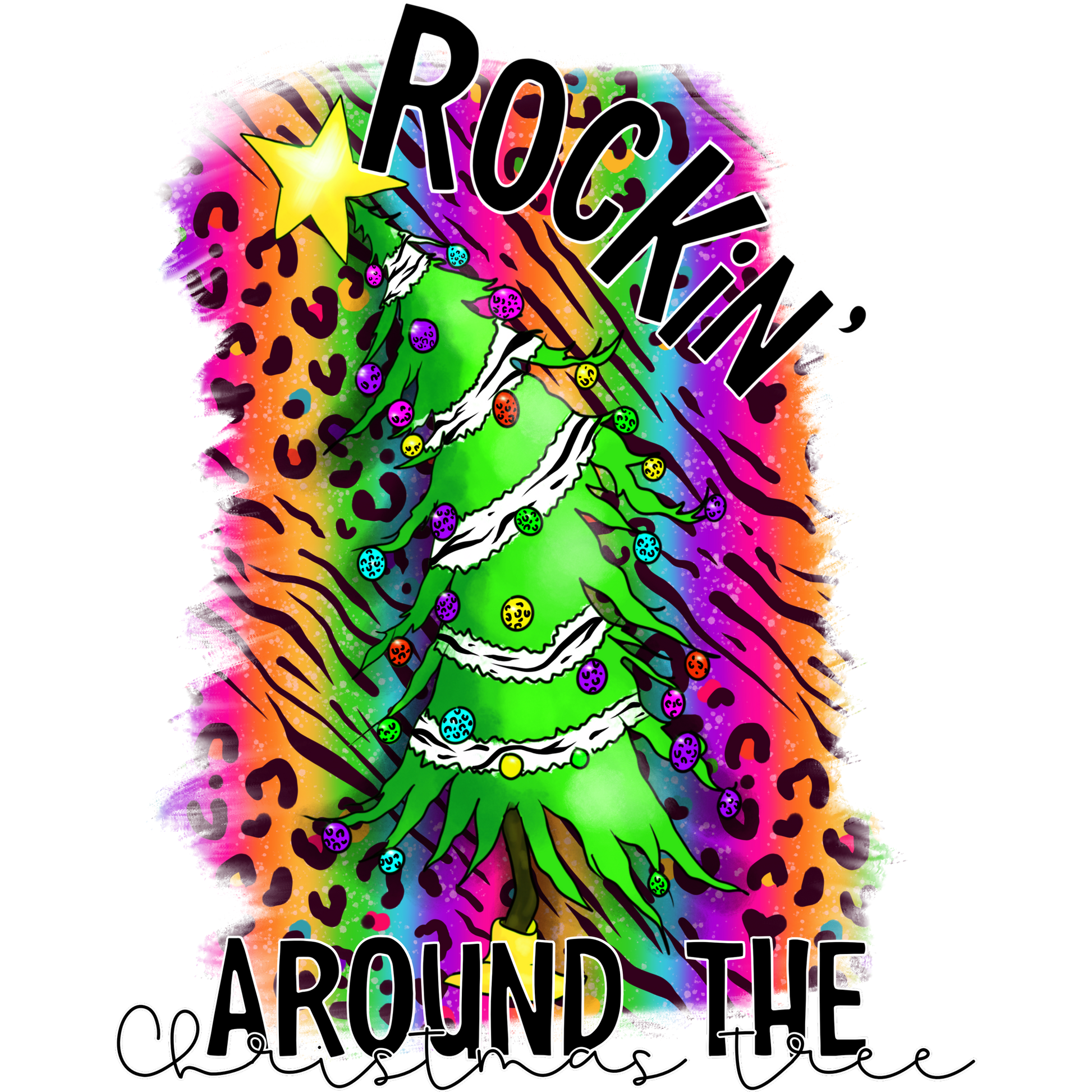 Rockin' Around the Christmas Tree design