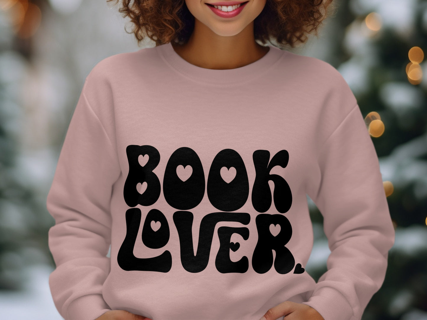 Book Lover Graphic Sweatshirt for Book Enthusiasts