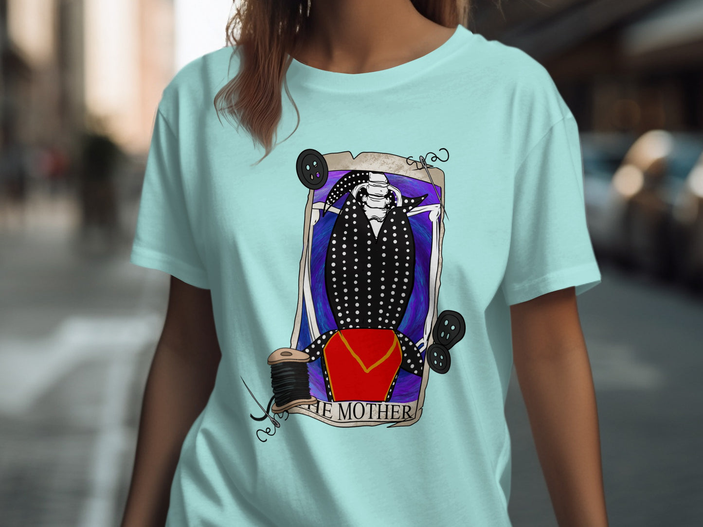 The Mother Tarot Skull and Sewing Craft Tee product