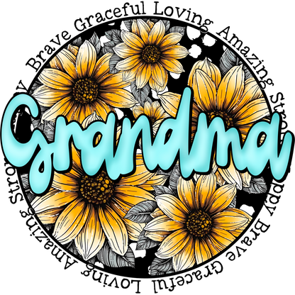 Grandma Brave Graceful Loving Amazing Happy Product