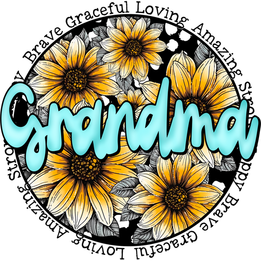 Grandma Brave Graceful Loving Amazing Happy Product