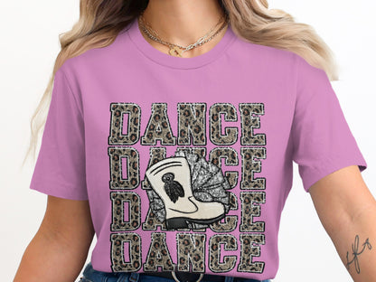 Dance Graphic Tee Shirt for Casual Wear