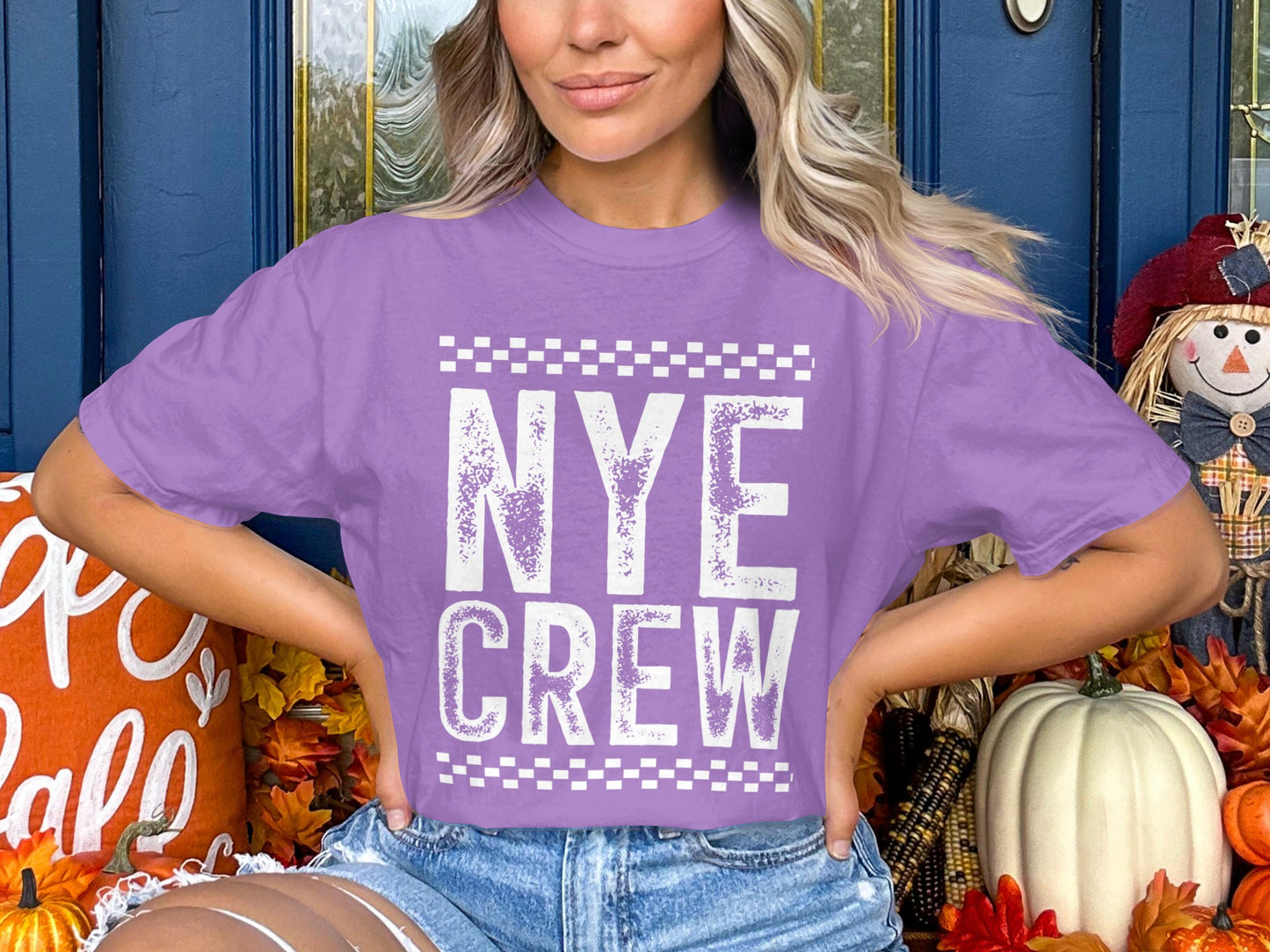 NYE Crew Graphic Tee Shirt for Festive Celebrations