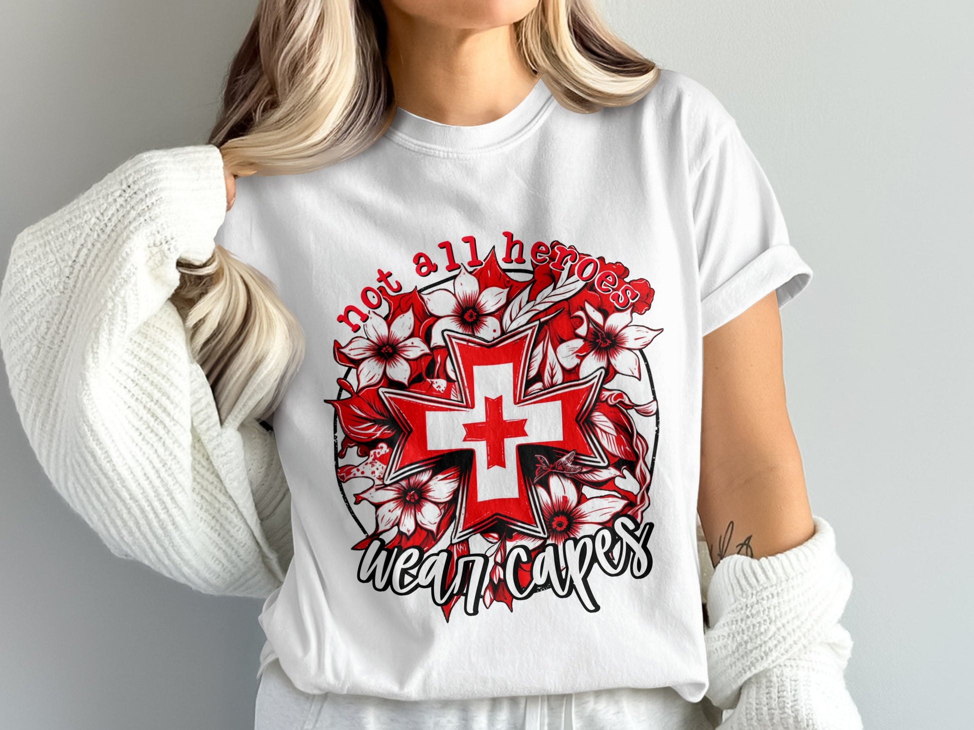 Not All Heroes Wear Capes Graphic T-Shirt