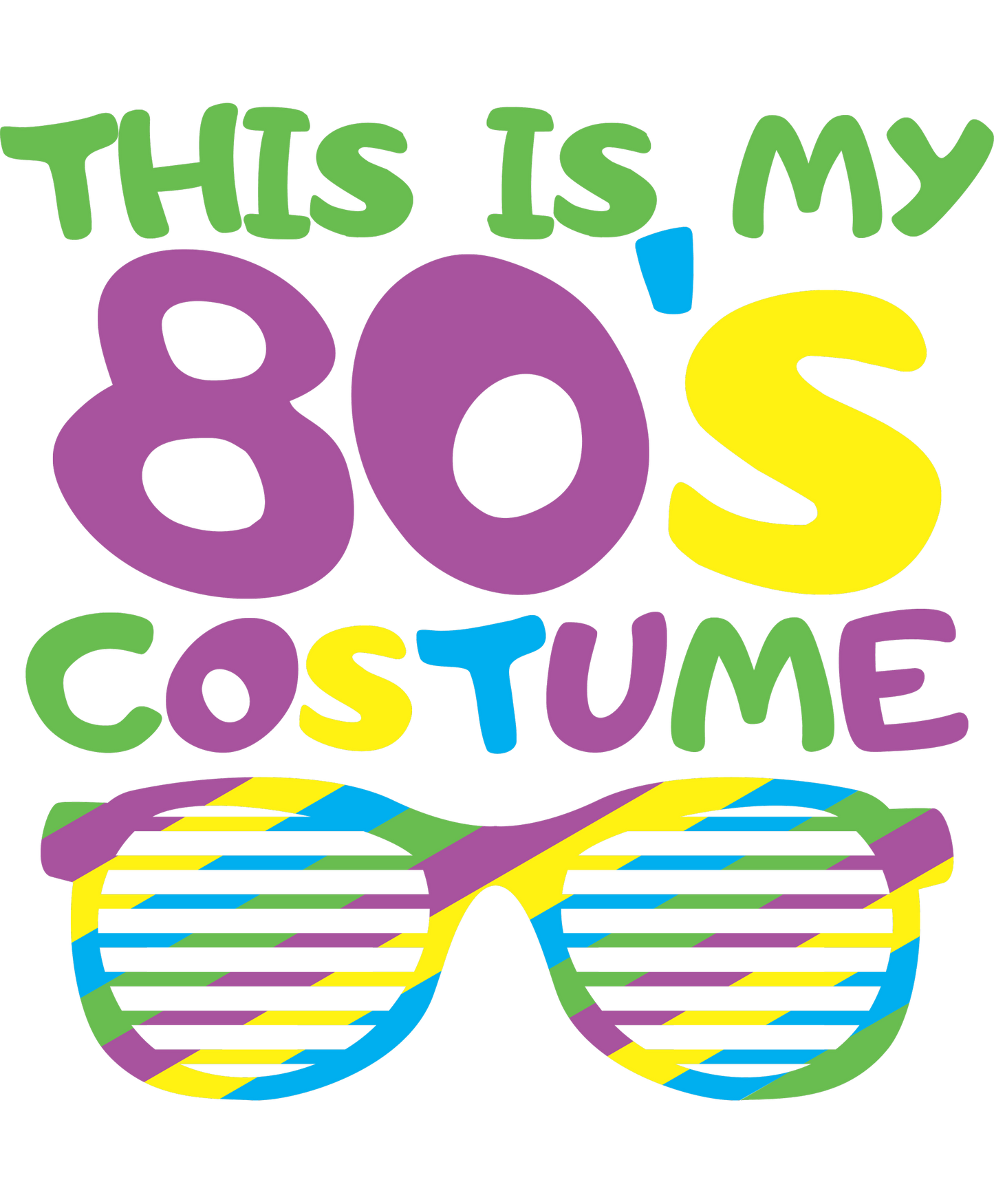 THIS IS MY 80'S COSTUME Graphic T-Shirt