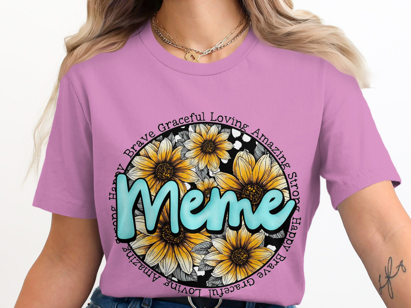 Meme Brave Graceful Loving Amazing Strong Happy product