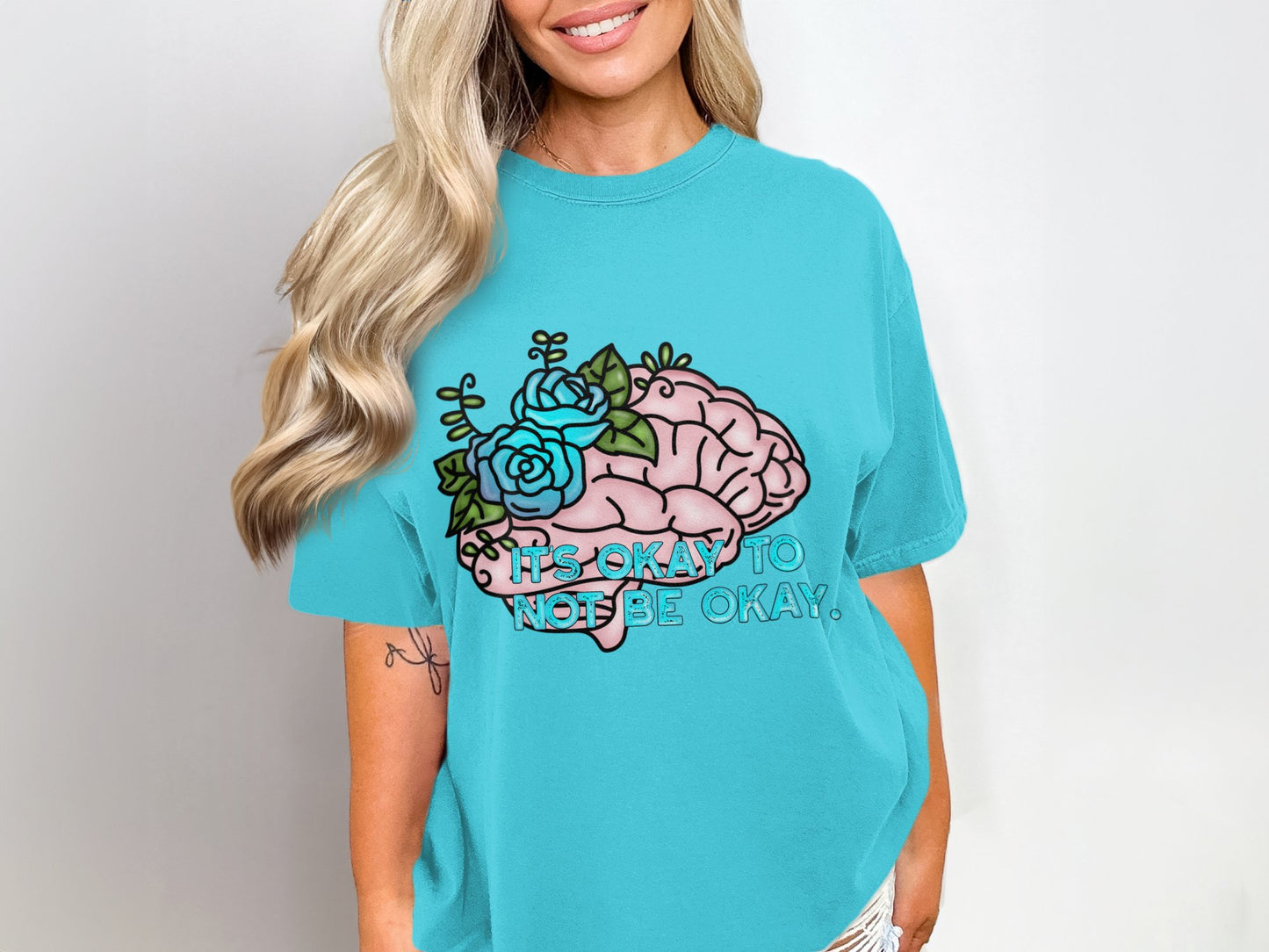 It's Okay To Not Be Okay Printed Shirt