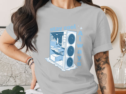 Stay Cool Always Graphic Art T-shirt Product