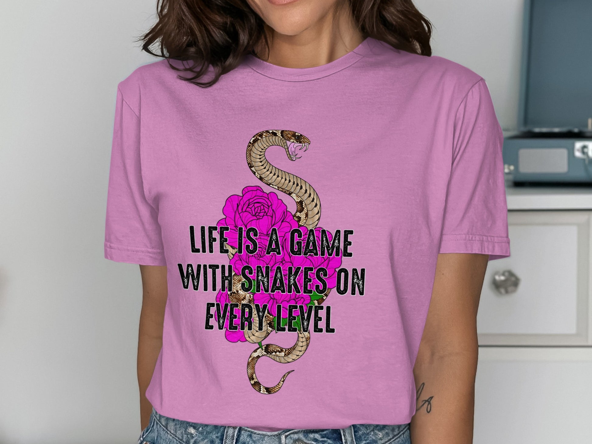 Life is a Game with Snakes on Every Level Shirt