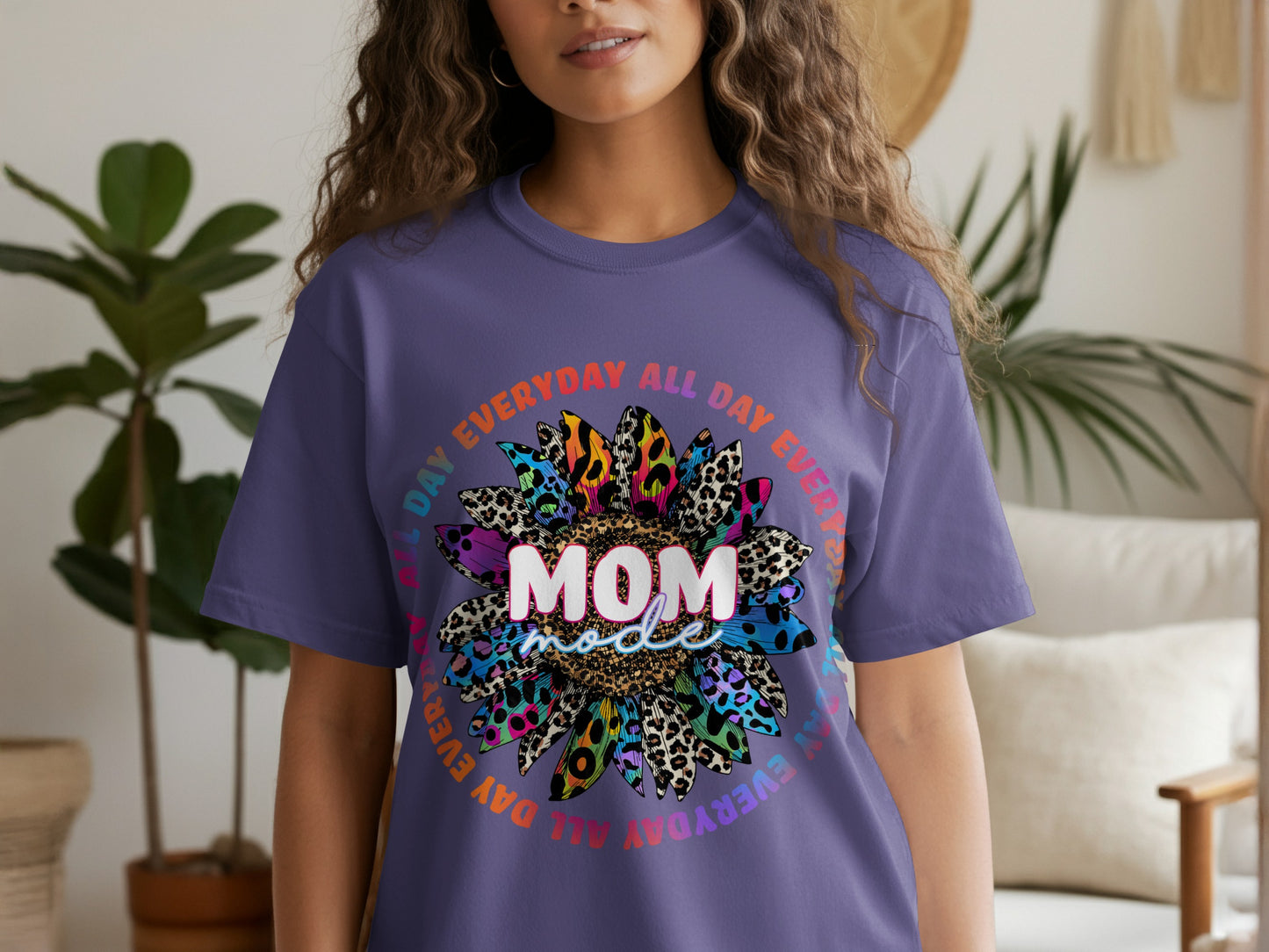 Everyday All Day Mom Mode Graphic T-Shirt