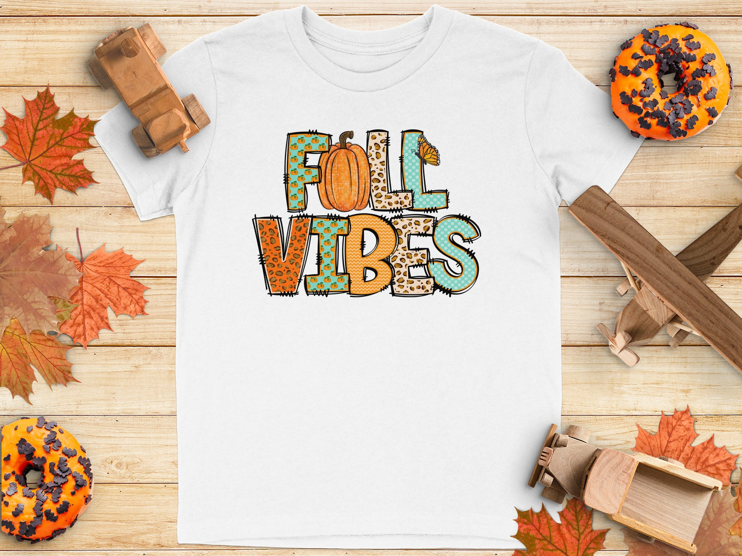 Fall Vibes Graphic T-shirt for Festive Season