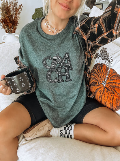 Stylish Graphic Tee with Cozy Pumpkin Design