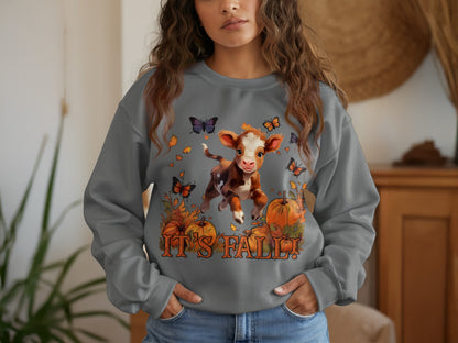 Cute Calf It's Fall Graphic Long Sleeve Shirt product type