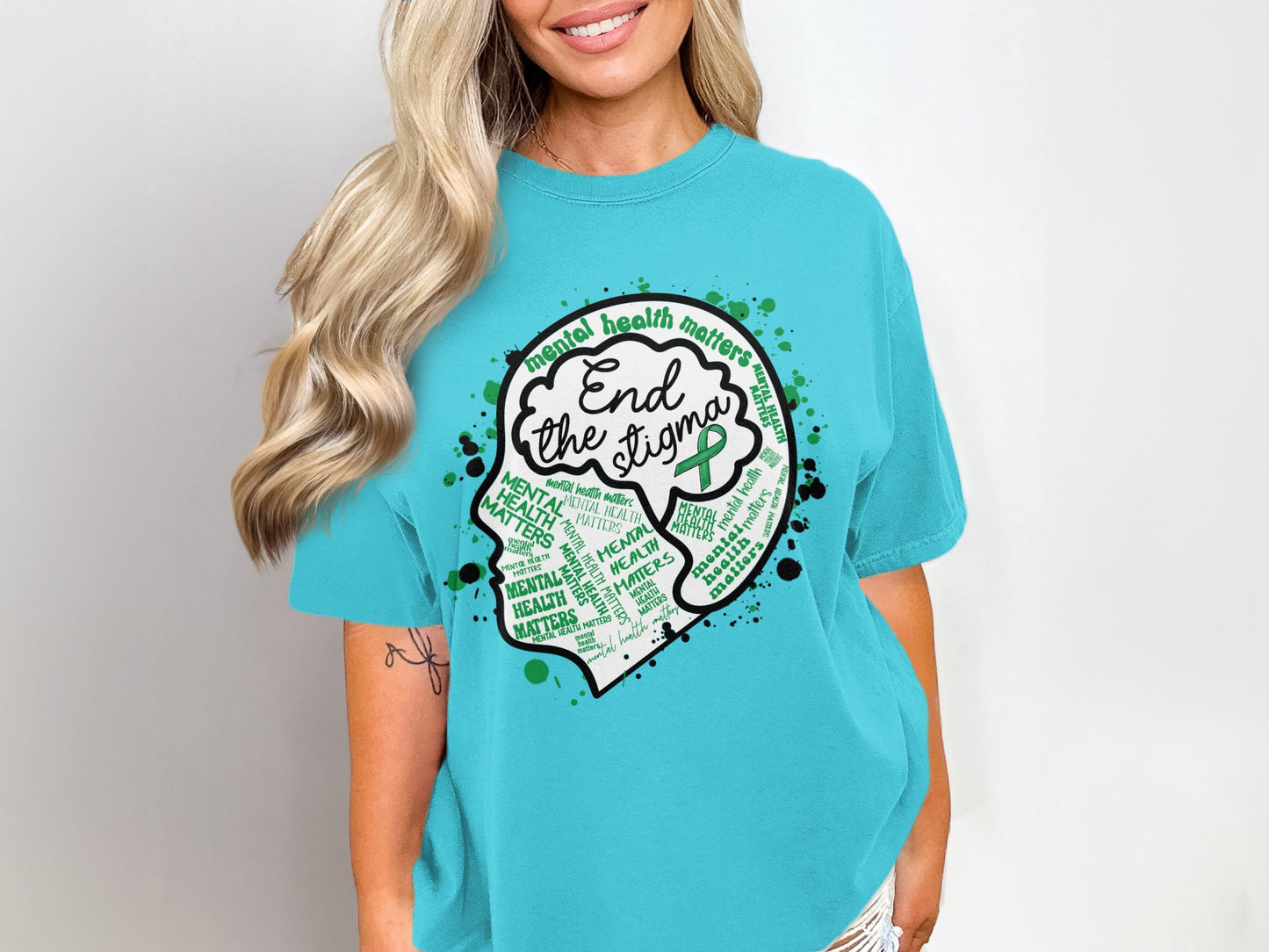 End The Stigma Mental Health Awareness Shirt
