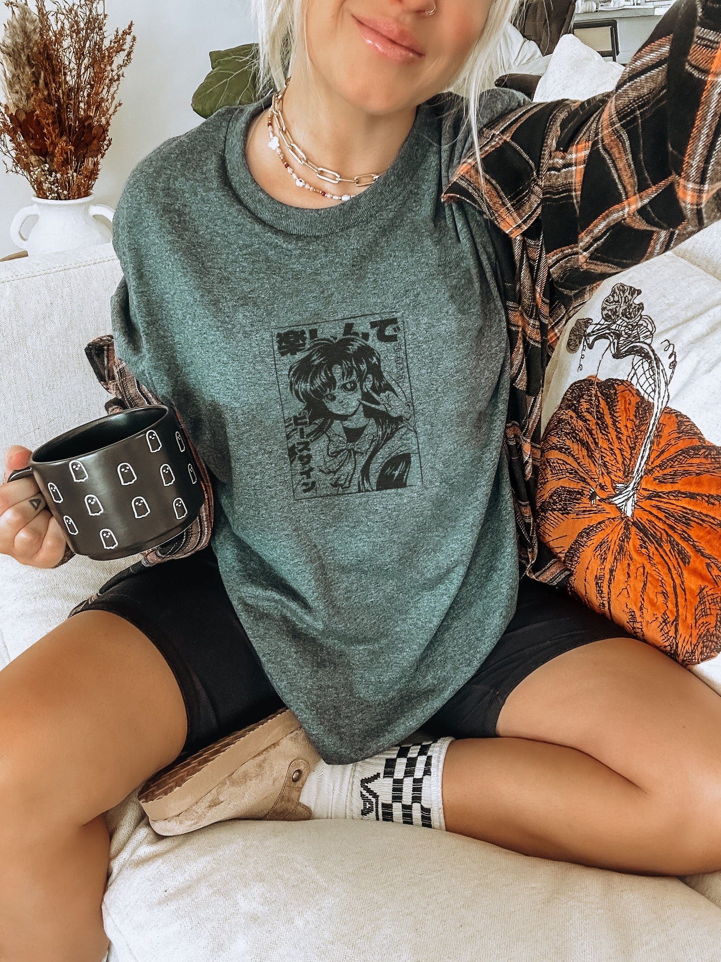 Cozy Anime Graphic Tee for Casual Outfits
